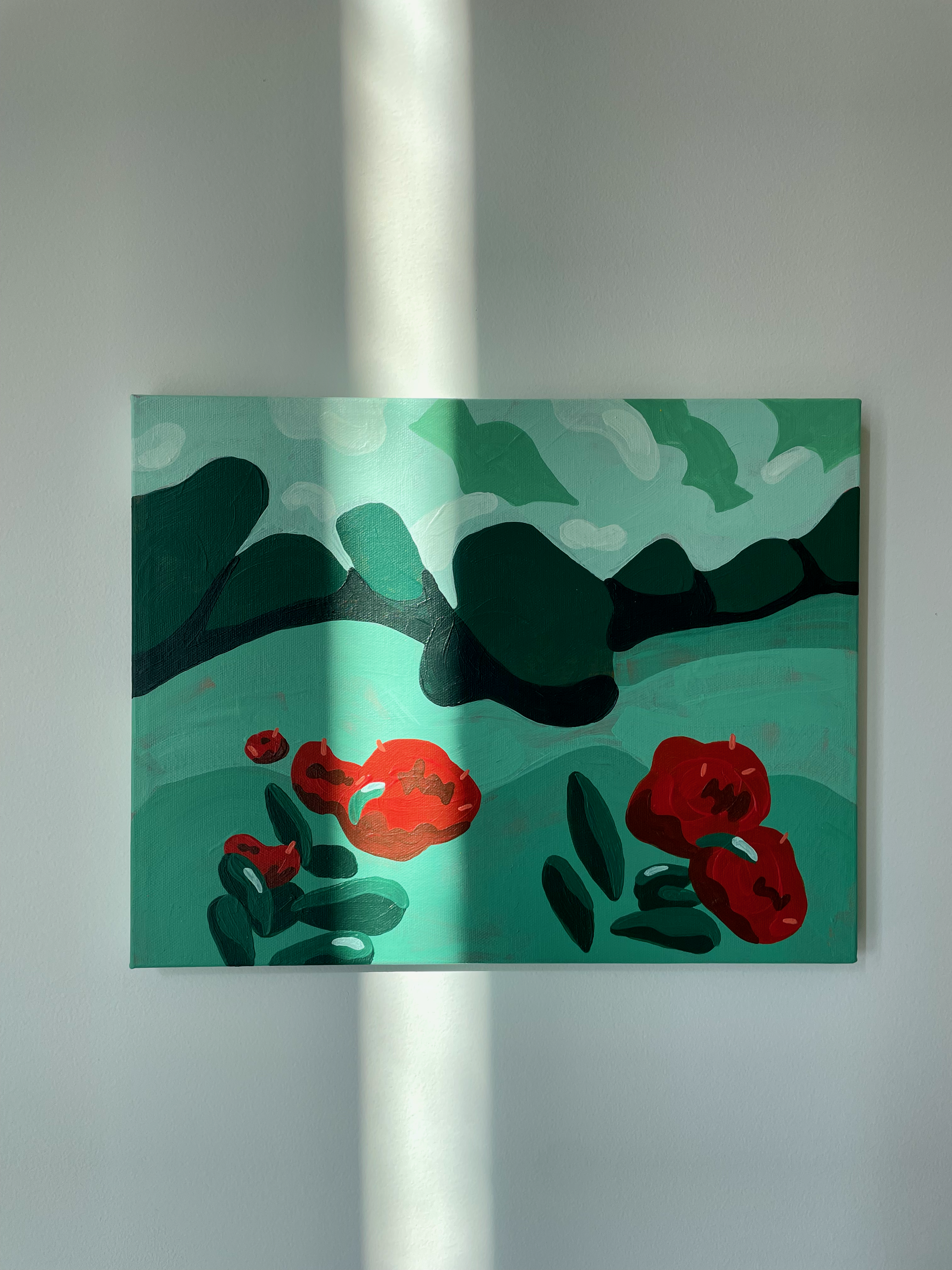 Abstract figure painting, Untitled 1
